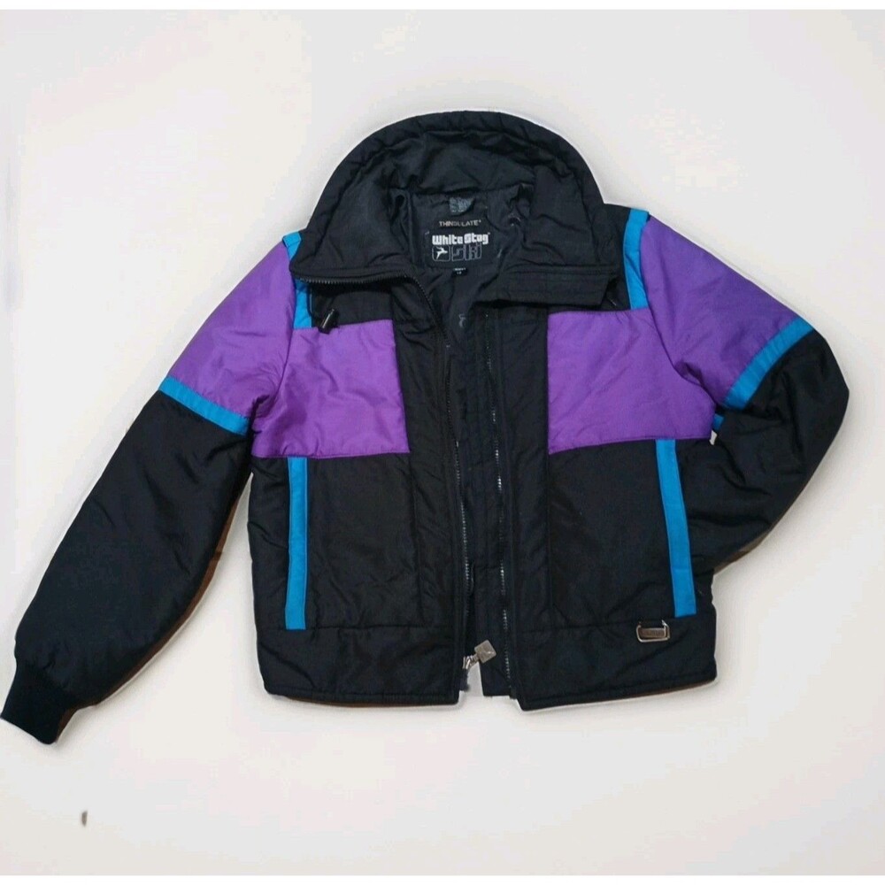 Vintage White Stag Women's‎ Sz 12 Ski Jacket Retro Snow Thinsulate Hong Kong